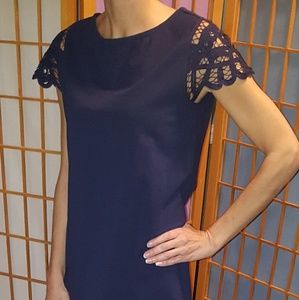 Navy Business Casual Dress (XS) NWOT